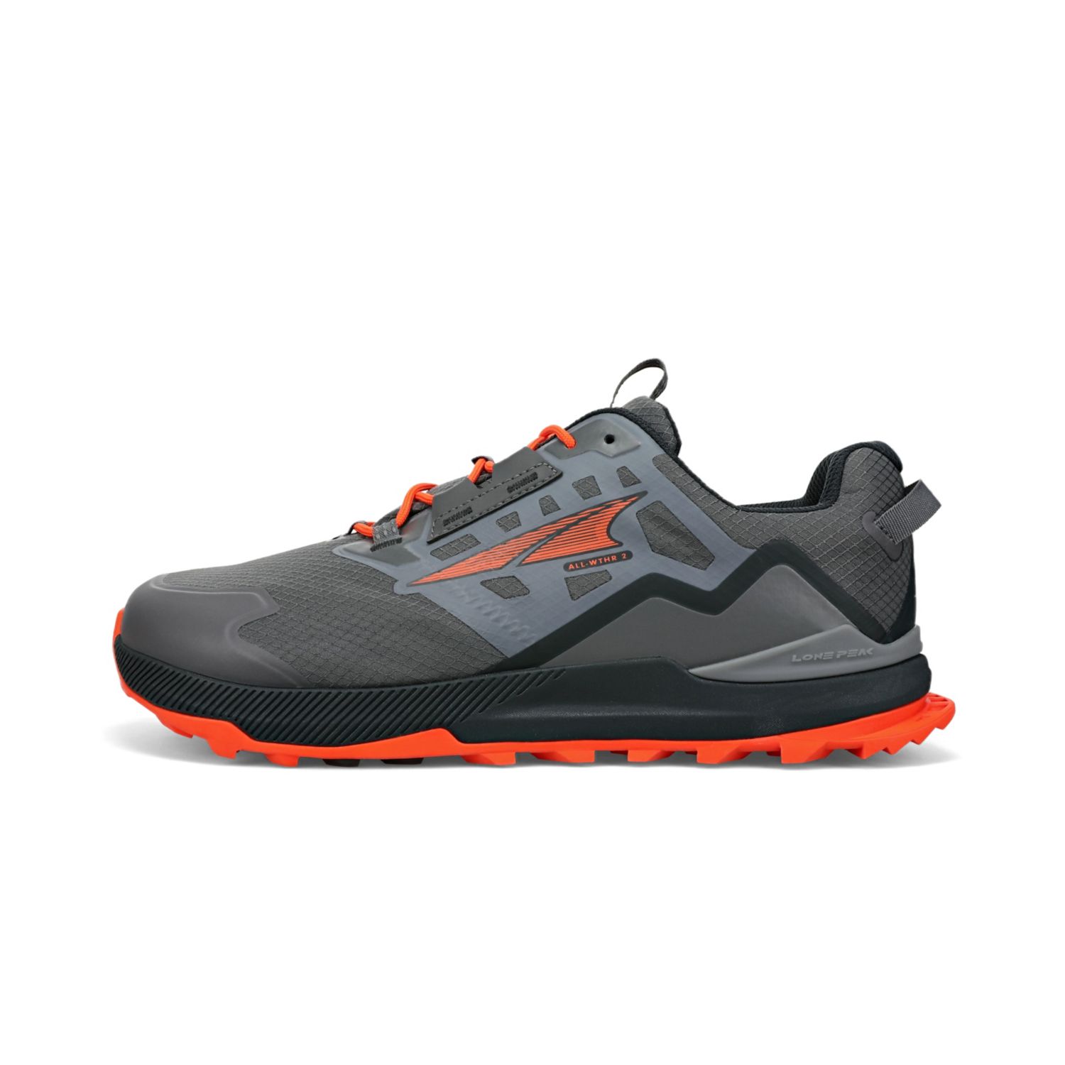 Altra Lone Peak All-wthr Low 2 Erkek Yürüyüş Ayakkabısı Gri Turuncu | Türkiye-06597439