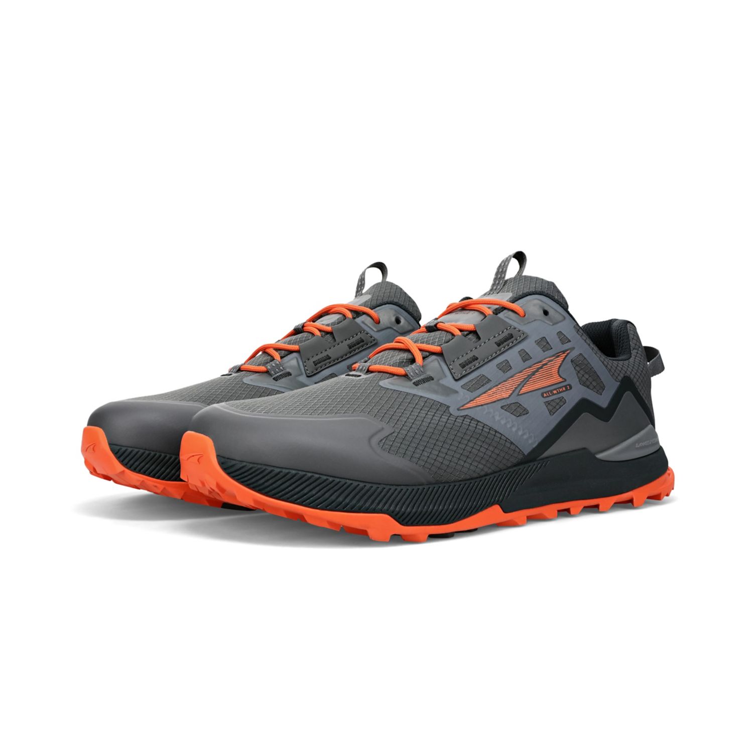 Altra Lone Peak All-wthr Low 2 Erkek Yürüyüş Ayakkabısı Gri Turuncu | Türkiye-06597439